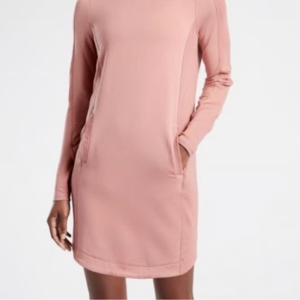 🦢 Athleta Balance Dress French Terry, M - Picture 5 of 15